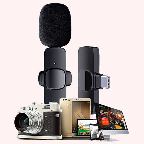 Portable Mini Wireless Lavalier Microphone